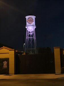 on the Warner Bros lot